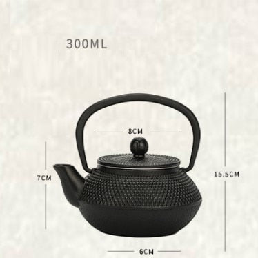 Tea Pot (iron) with Stainless Steel Infuser 300ML