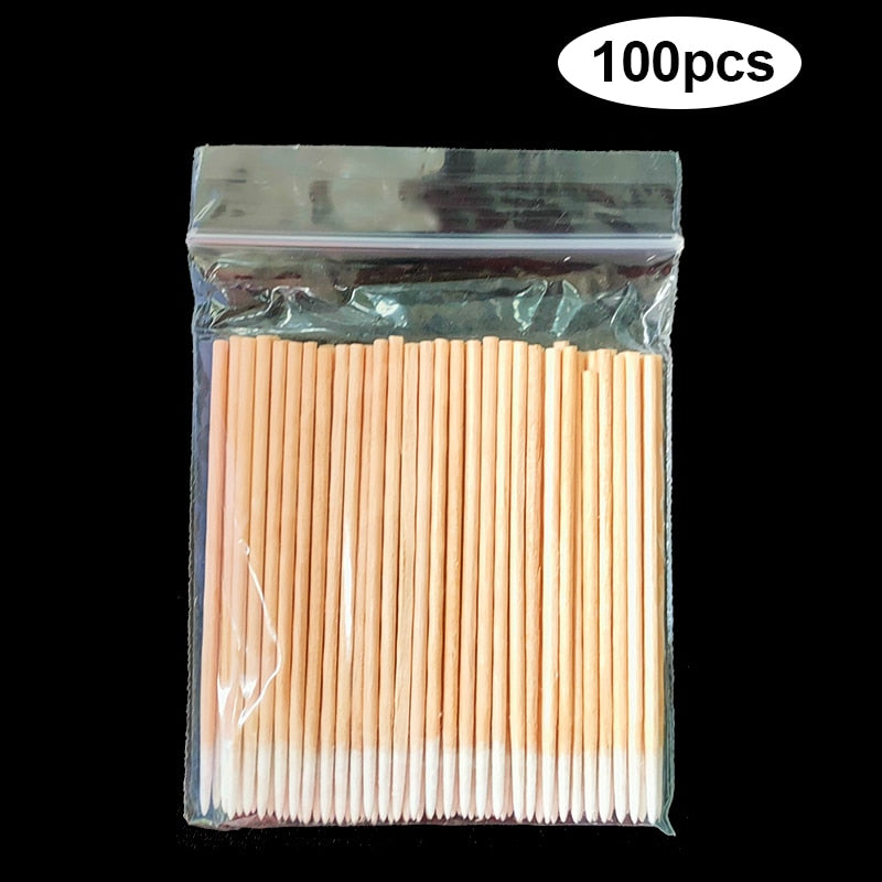 Bamboo Q-tips 500/300/100PCS Cotton Swabs