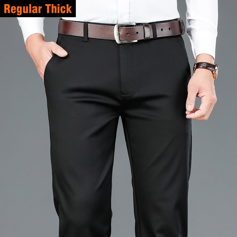 Bamboo Fiber Casual Pants Classic Style Men