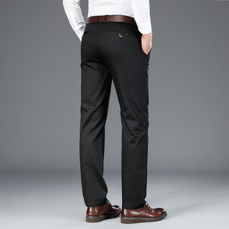 Bamboo Fiber Casual Pants Classic Style Men