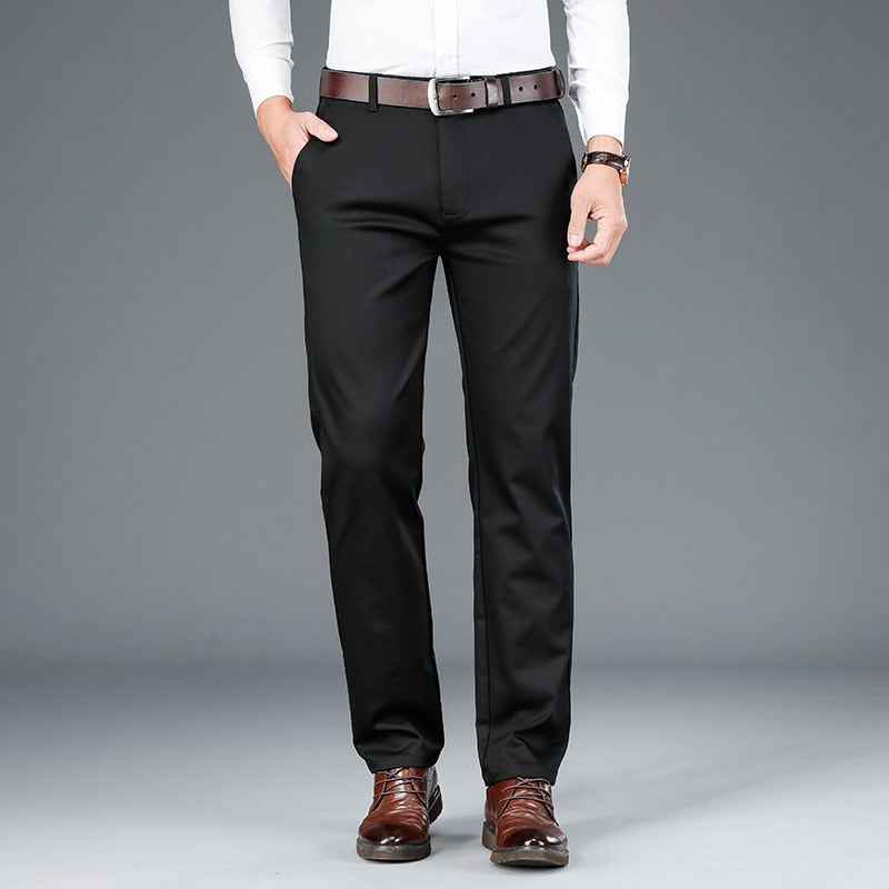 Bamboo Fiber Casual Pants Classic Style Men