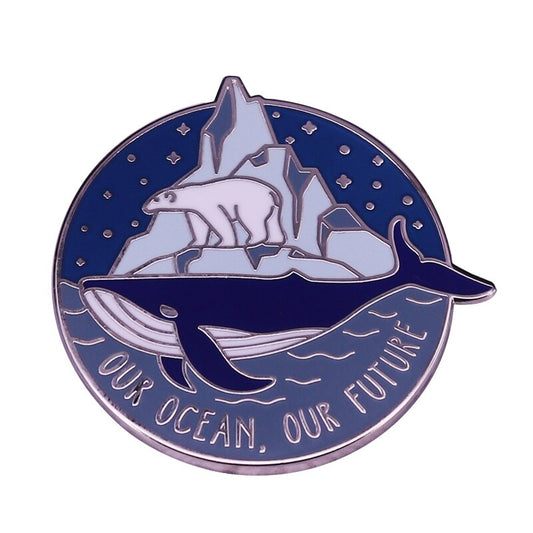 Save Our Ocean pin