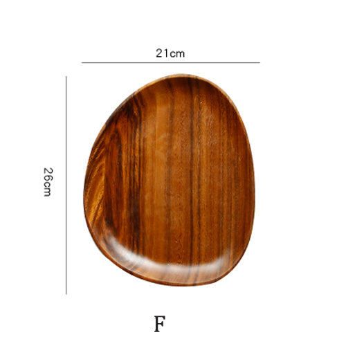 Wood Dinner Plate