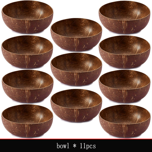 Coconut Bowl Handmade Wood Spoon 12-15cm