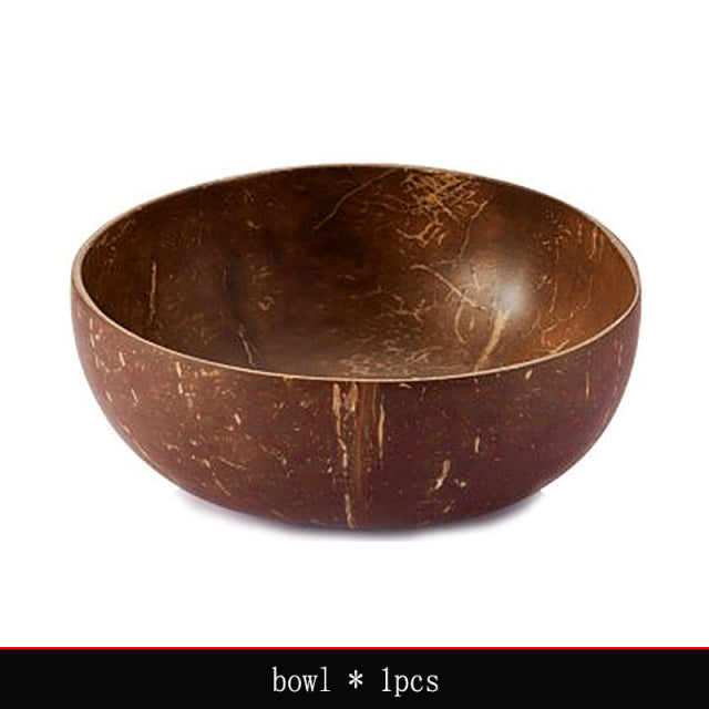 Coconut Bowl Handmade Wood Spoon 12-15cm