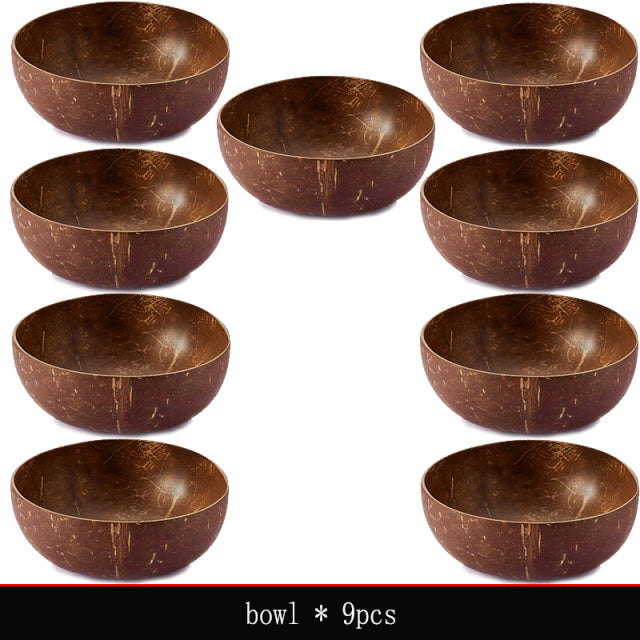 Coconut Bowl Handmade Wood Spoon 12-15cm